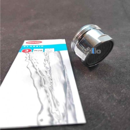 Aireador o Perlator para Grifo de Bañera o Ducha. Diametro 28 mm