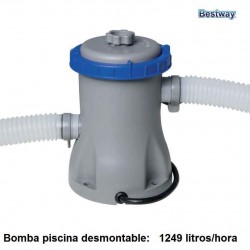 Bomba / Depuradora Piscina Desmontable 1249 Litros/hora