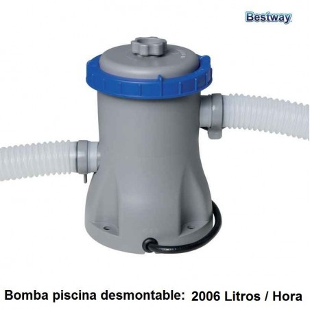 Bomba Piscina Superficie Bestway 2006 Litros/hora